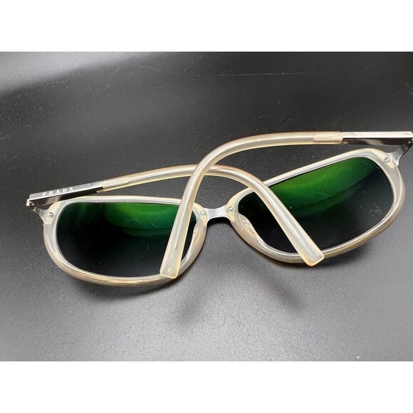 Prada Beige and Black Sunglasses RX main image 9